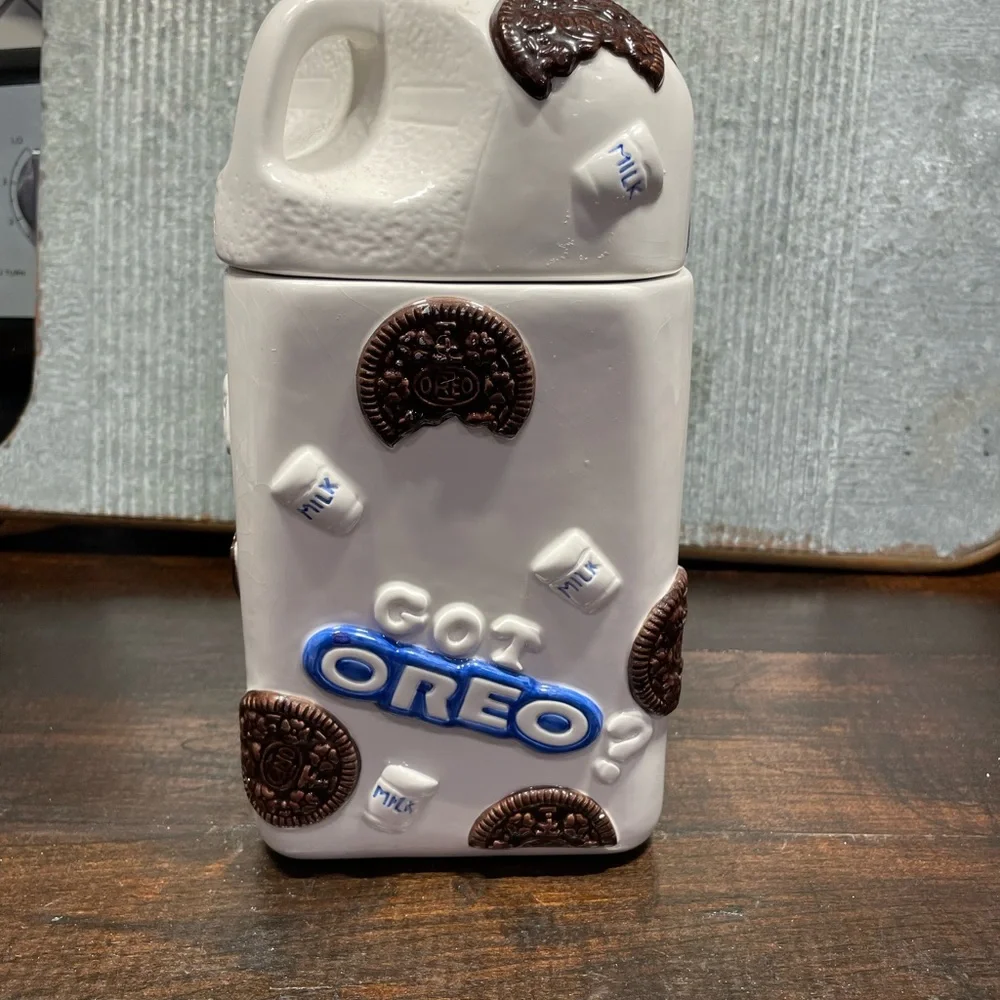Collectible Nabisco Oreo‎ Cookies Got Milk Jug Cookie Jar